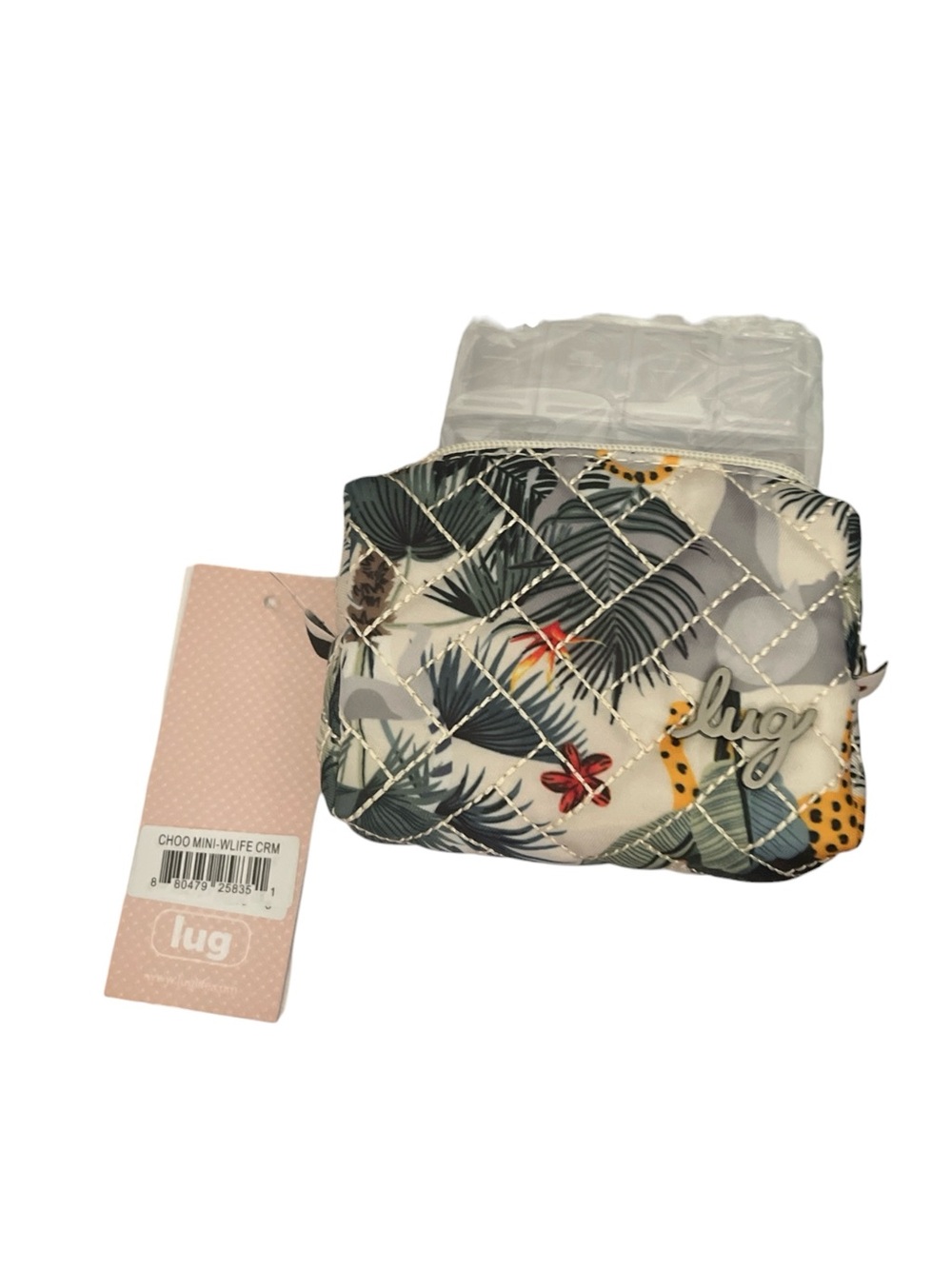 LUG MINI CHOO CHOO PILL BOX WILDLIFE CREAM